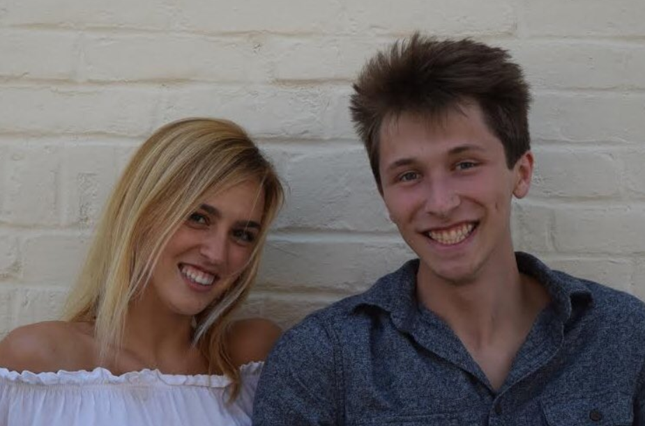 Senior Libby Archer and '17 grad Evan Mogley are finalists in the National Scholastic Press Association's Design of the Year award.