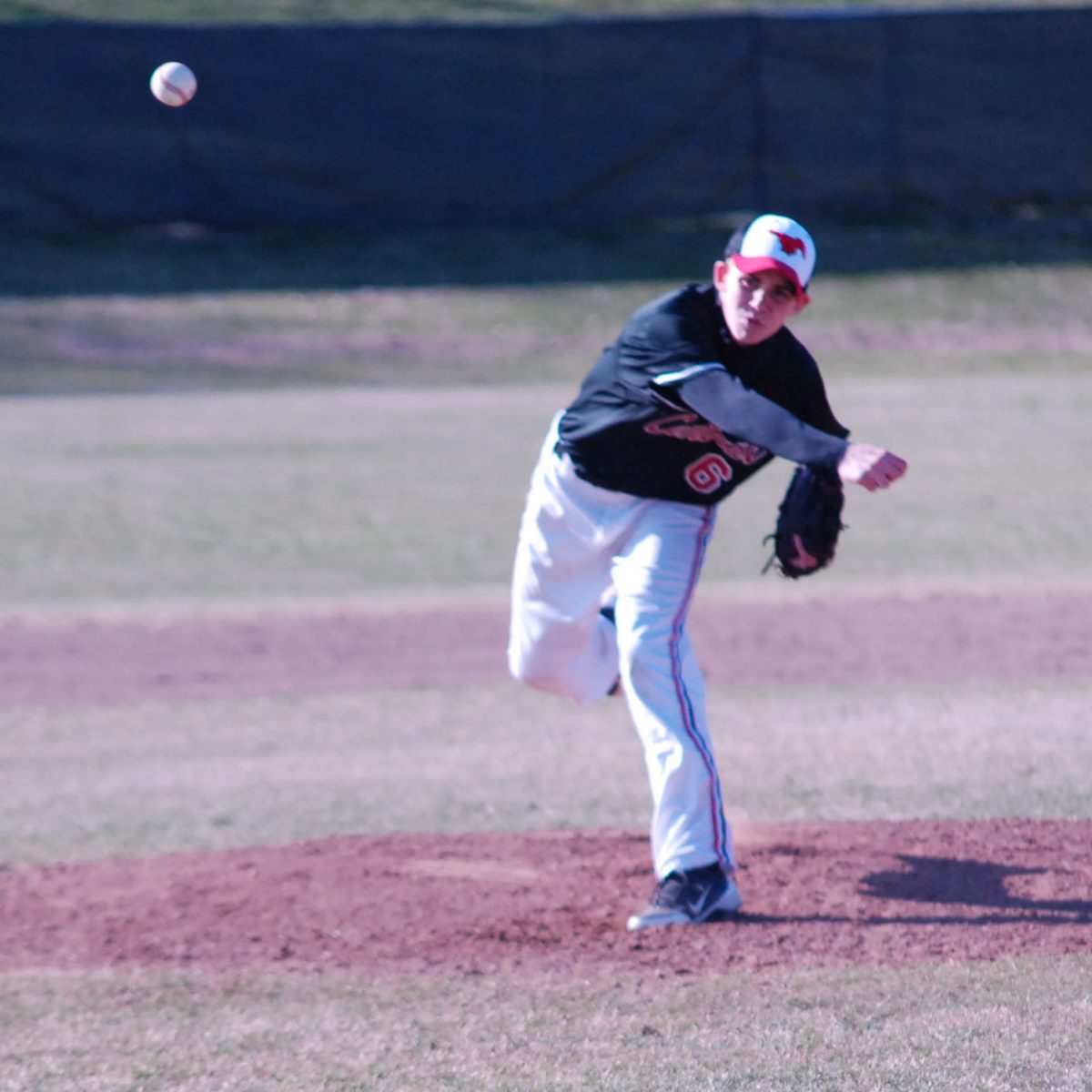 Senior Brian Hillhouse pitched six scorless innings to lead the Colts over St. Charles 5-0. Photo by Emily Schenberg.