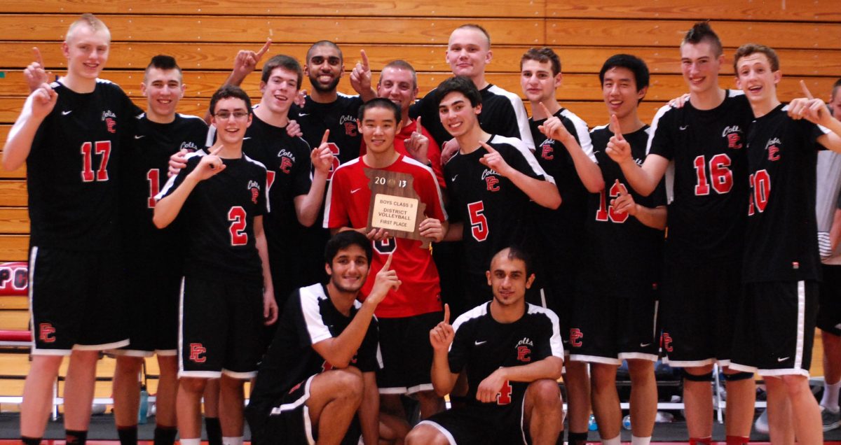 Boys volleyball wins District title