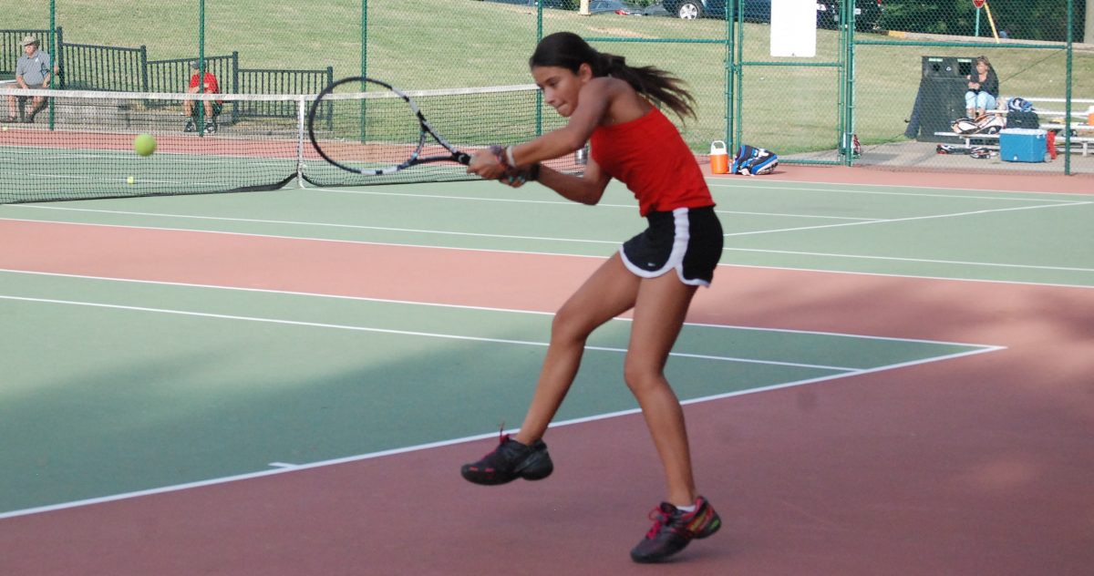 Freshmen compete in state tennis tournament