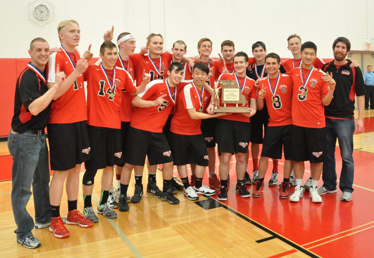 Boys Volleyball dominates State championship game against Affton