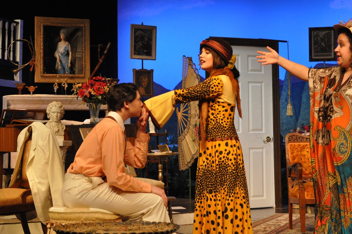 School ‘Hay Fever’ play cast impresses  with Comedy, shines with Characterization