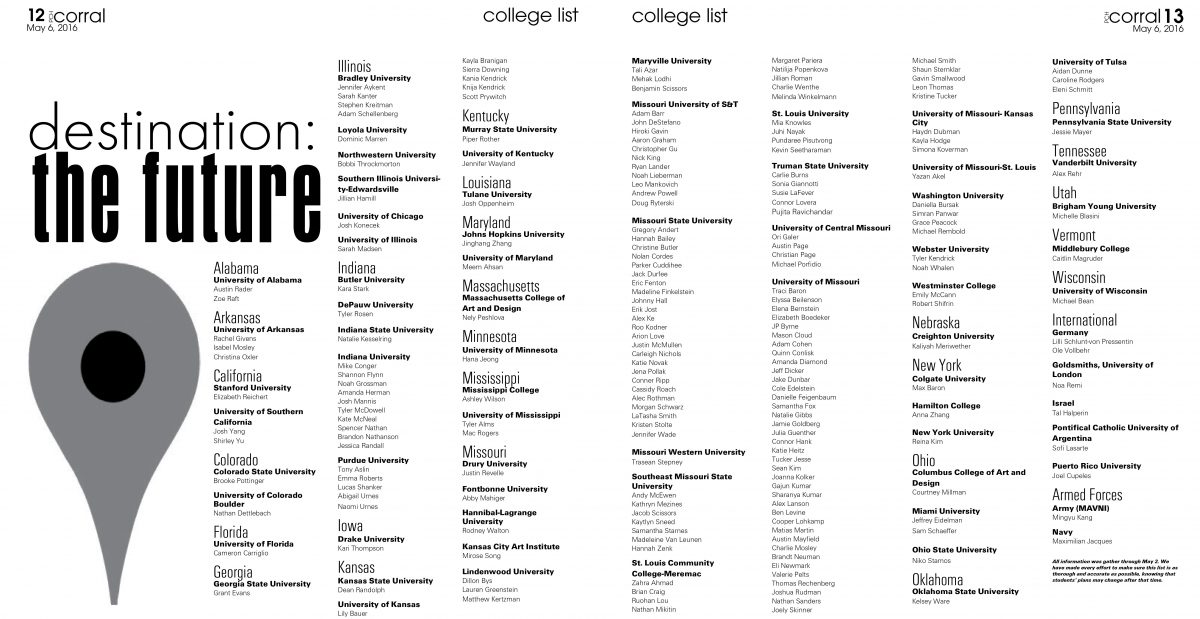 2016 Senior College List