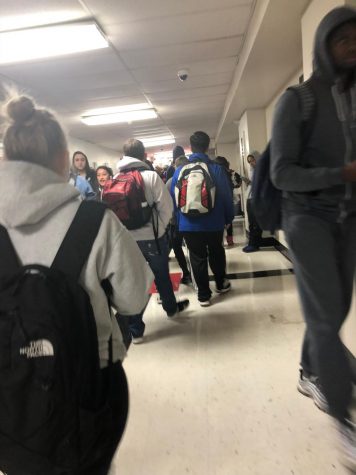 Dear people who stand in the hallway, MOVE
