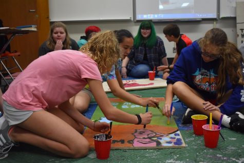 Ceiling Tiles Bring New Life To Class