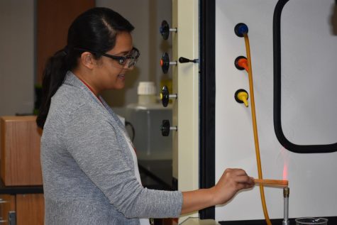 Rupal Patel teaches science on September 26.