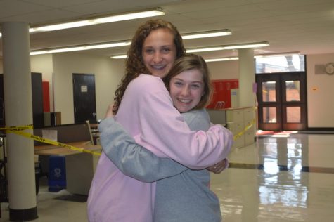 Jadyn Wallis and Sophie Lowis are big and little sisters.