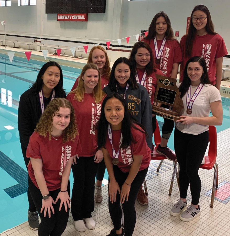 Parkway Central Girls Swim & Dive Puts On A Show At State Meet