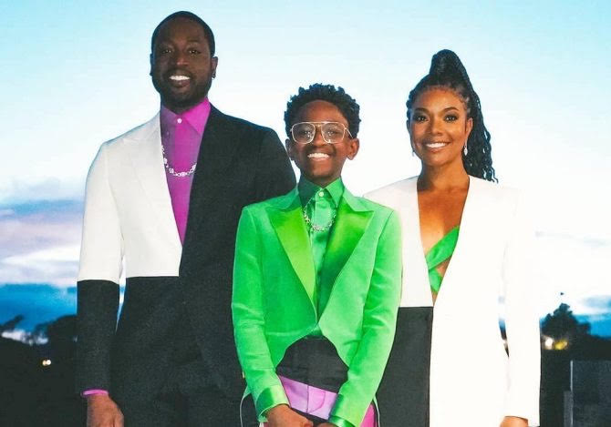 Zaya Wade making her debut as a transgender girl alongside her father Dwyane Wade and step-mom Gabrielle Union at the 6th annual Truth Awards on March 7 in Los Angeles, CA. The Truth Awards is a ceremony created to represent and highlight members of the LGBT and black community. 