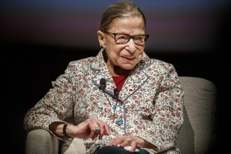 Supreme Court Jusitice Ruth Bader Ginsburg attends a public conversation at the University of Chicago on September 9, 2019, in Chicago.