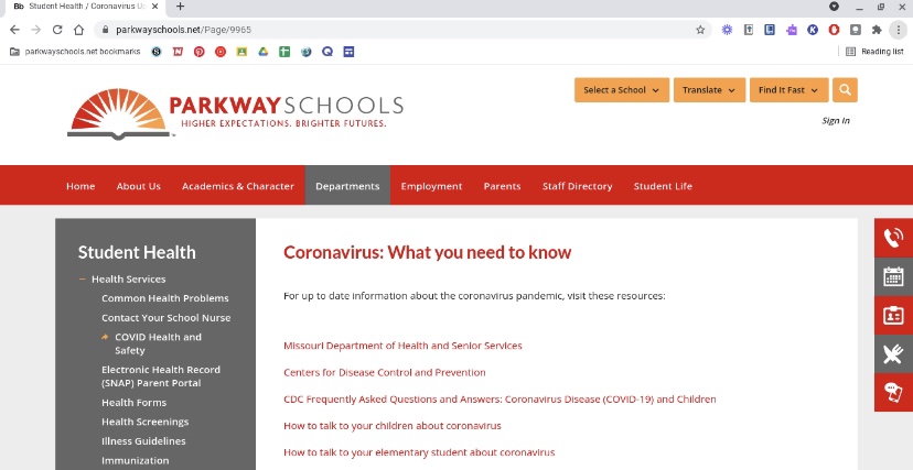 The+Parkway+Schools+Homepage+provides+COVID-19+updates+including+positive%0Aand+quarantine+cases+at+each+school.