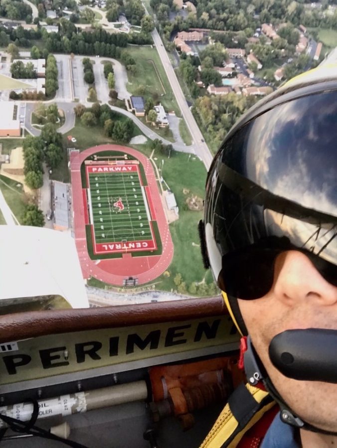 Gardner Flying over Central High.