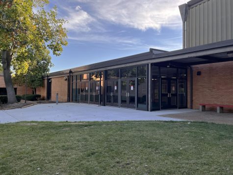 New doors add security to the building in it’s east entrance. This, along with other renovations, were funded by a bond issue proposed in 2018. 