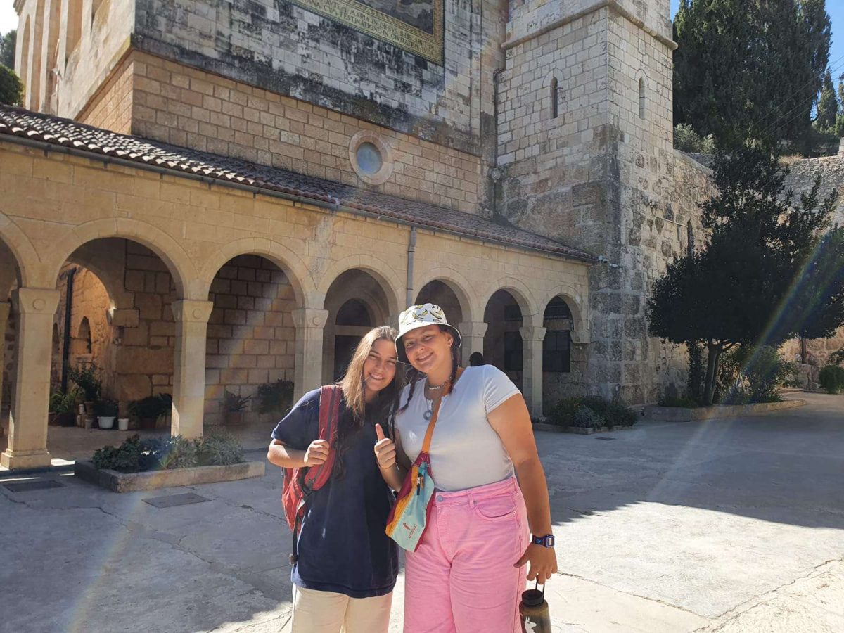 Sadie Rosenberg (12) tours Israel during her trip in 2022.  