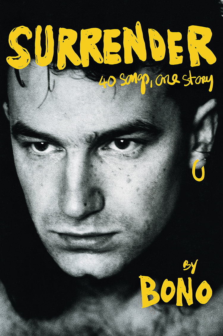 Surrender Book Cover from the U2 media webpage.