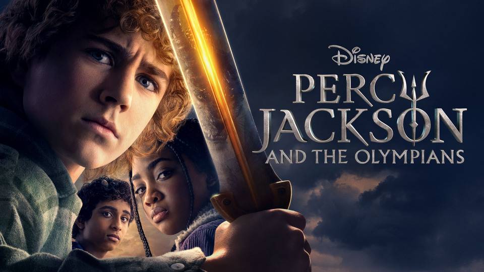 “Percy Jackson and the Olympians” poster featuring Walker Scobell as Percy Jackson, Leah Sava Jeffries
as Annabeth Chase and Aryan Simhadri as Grover Underwood. 
Photo courtesy of Disney.