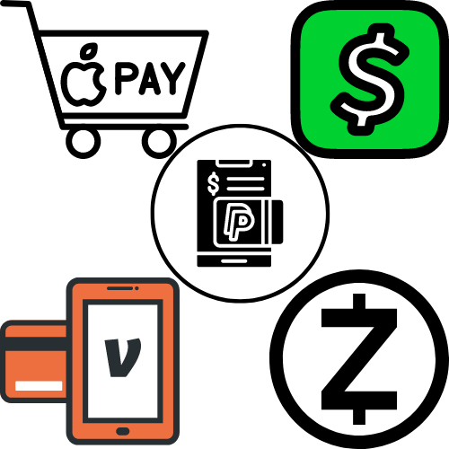 Different personal payment apps
