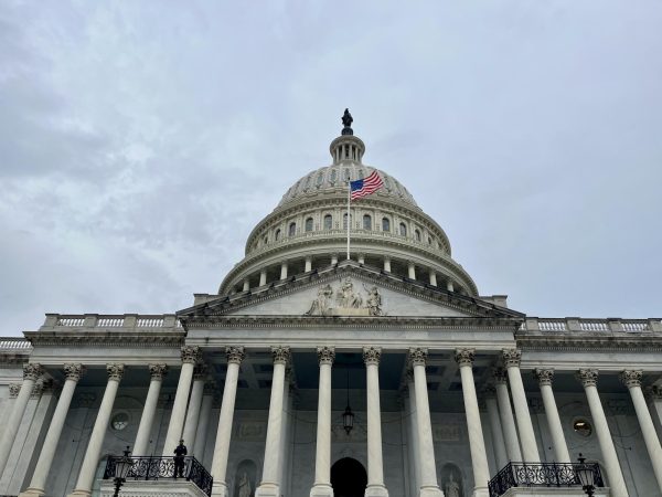 United States Capital Building sits under a cloudy sky on Nov. 1. Photo by Ari Bernstein.