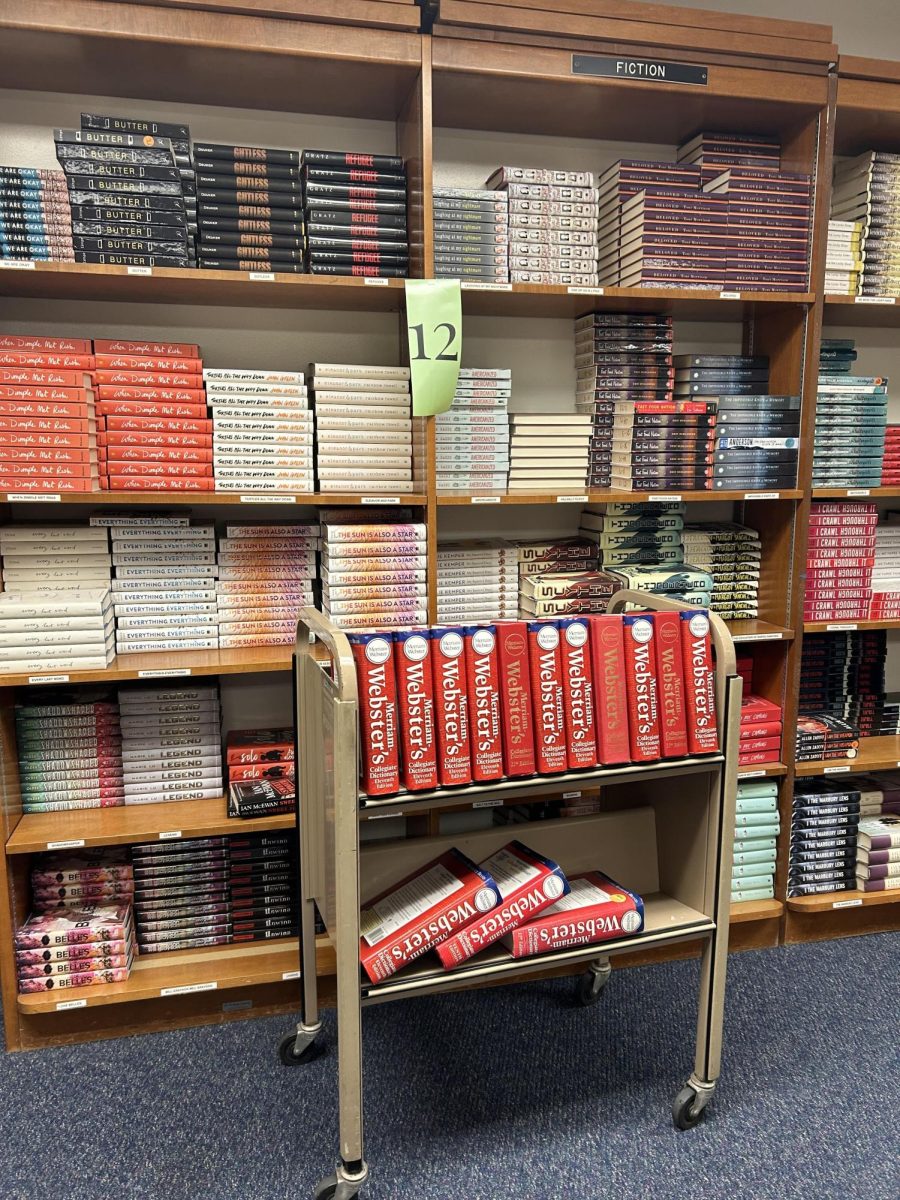 Books for the English department, which is a part of the department budget.